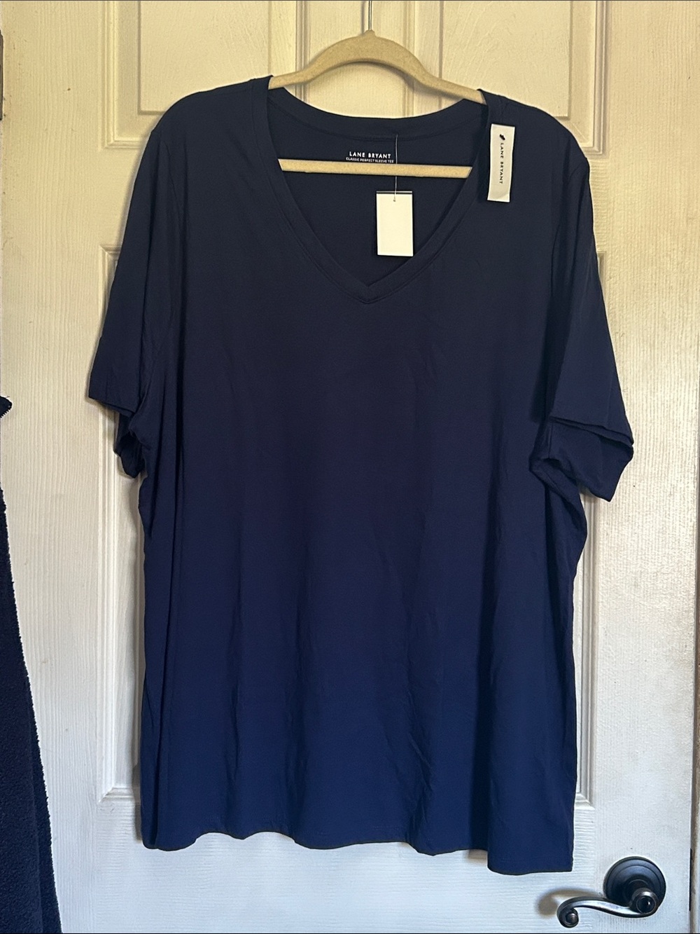NWT Lane Bryant navy blue classic perfect sleeve tee size 26/28